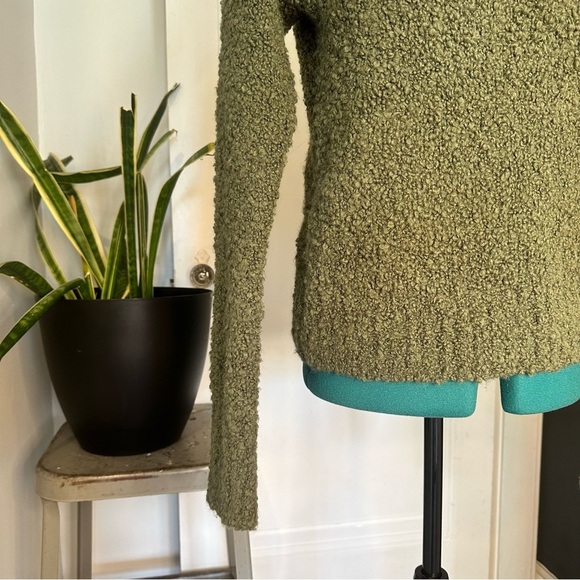 Abercrombie & Fitch Womens Small green Turtleneck Sweater Cozy - Picture 5 of 15